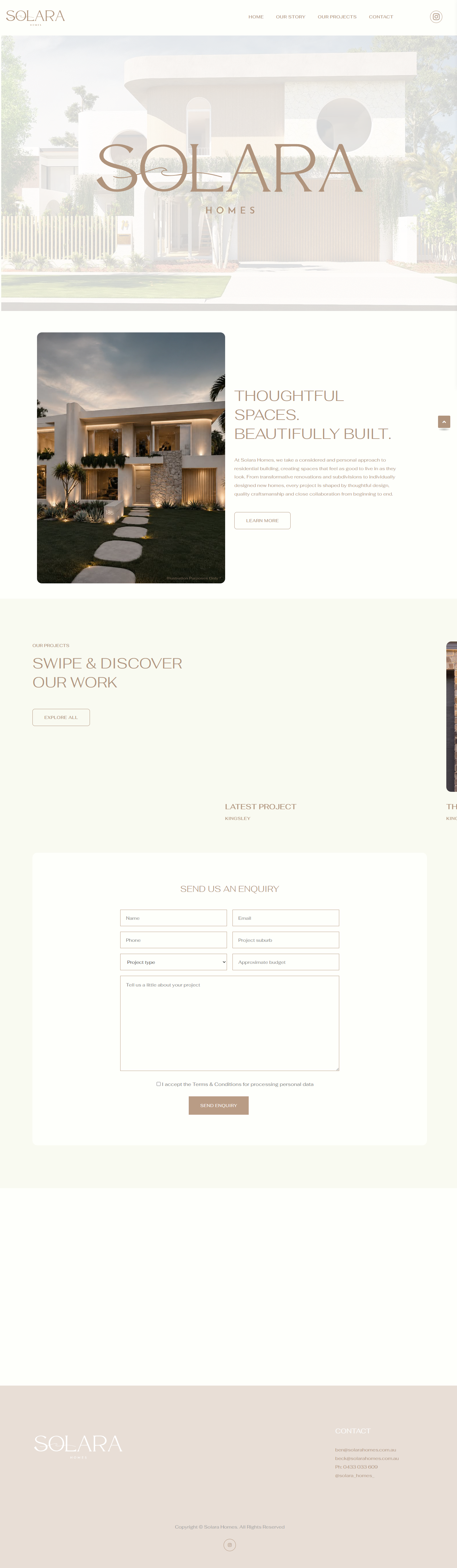 SOLARA HOMES — 1.1