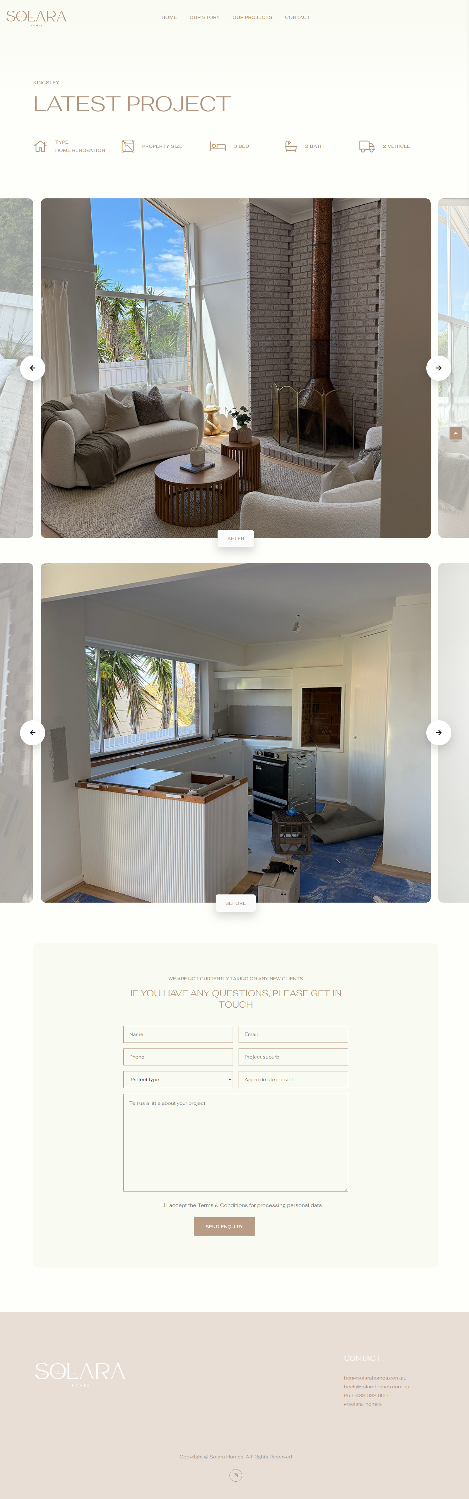 SOLARA HOMES — 3.1