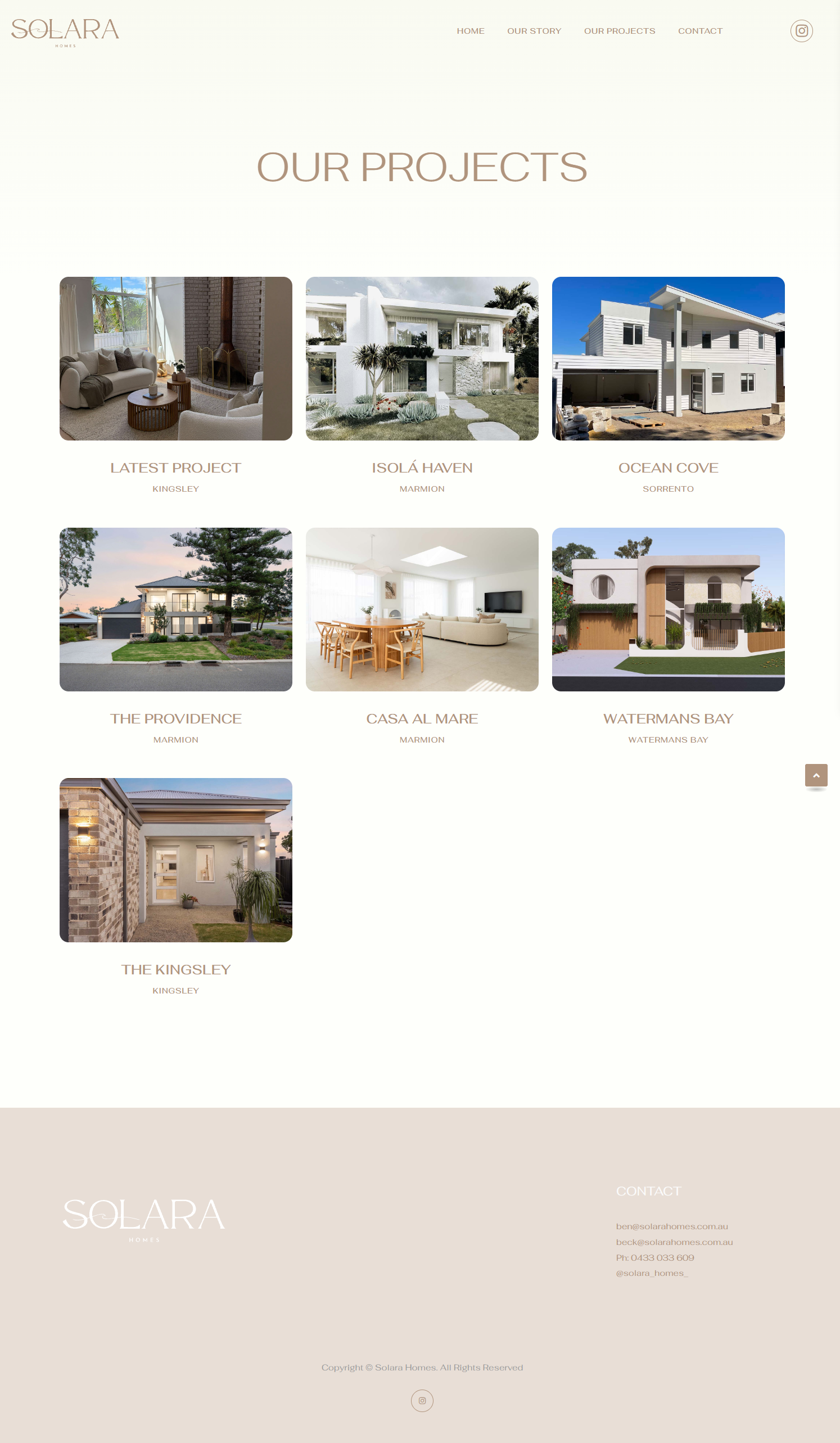 SOLARA HOMES — 2.1